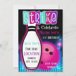 Födelsedags kort med strejk