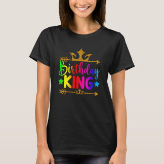 Födelsedags kung krona Födelsedags kung dekoration T Shirt