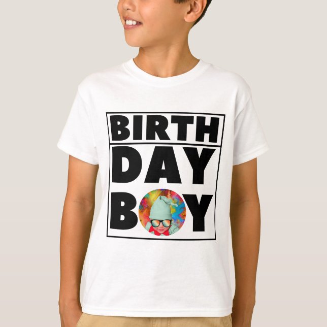 FÖDELSEDAGS POJK FEST FIRS CUSTOMIZABLE T SHIRT (Framsida)