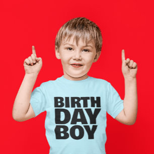 FÖDELSEDAGS POJKE BARN söt SMÅBARN T-SHIRT