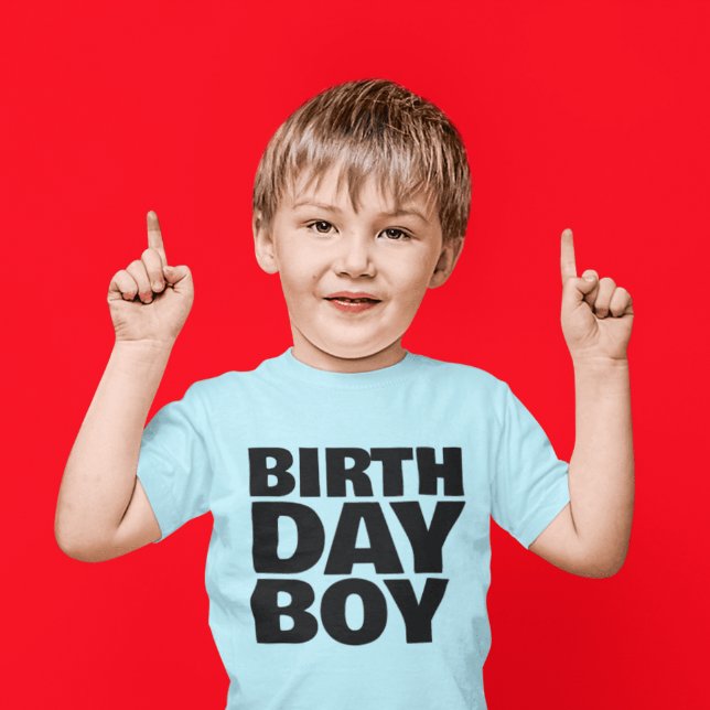 FÖDELSEDAGS POJKE BARN söt SMÅBARN T-SHIRT (Skapare uppladdad)