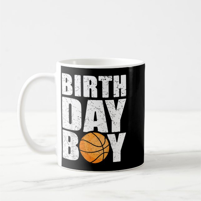 Födelsedags Pojke Basball Tema Party Framtida Basb Kaffemugg (Vänster)