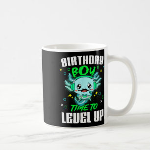 Födelsedags Pojke Dags Att Gå Upp En Nivå Gamer Fö Kaffemugg