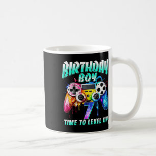Födelsedags Pojke Dags Att Gå Upp En Nivå Gamer Vi Kaffemugg