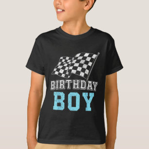 Födelsedags Pojke Racingbil Racing Bilförare Födel T Shirt