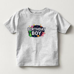 Födelsedags Pojke Rymdäventyr T Shirt