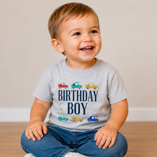 Födelsedags Pojke Transport Födelsedags Tröja (Transportation Birthday Shirt)