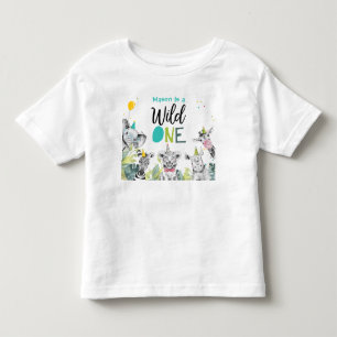 Födelsedags Pojke Vild En Första Födelsedagen  T Shirt