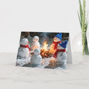 Födelsedags Snögubbar Smälter Humor Kort