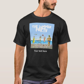 Födelsedags sommarstrandfest t shirt