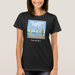 Födelsedags sommarstrandfest t shirt