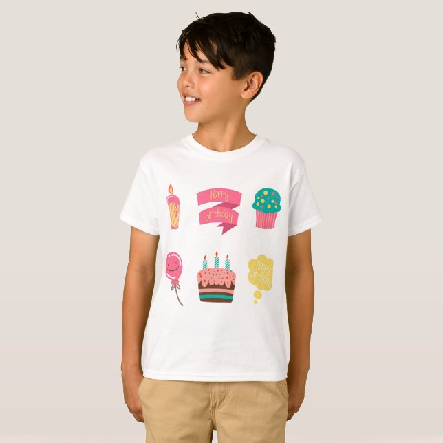 födelsedags T-shirt (Hel framsida)