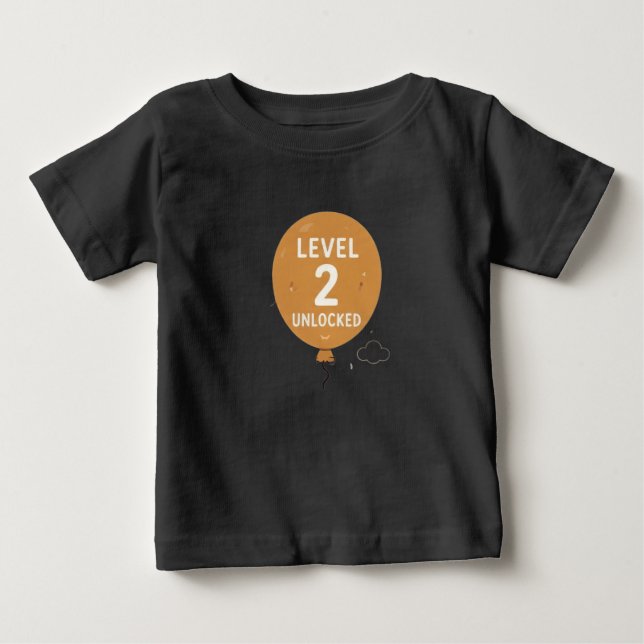 Födelsedags T-Shirt med grafik för 2-åringar (Framsida)