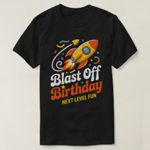 Födelsedags-T-shirt med raketstart T Shirt