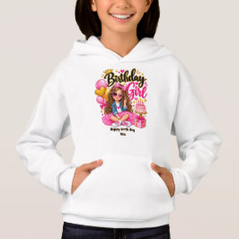 Födelsedags Tjej T-Shirt Rosa & Guld Födelsedag