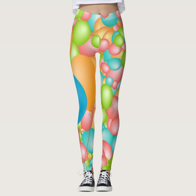 Födelsedags Vibes Leggings (Framsida)