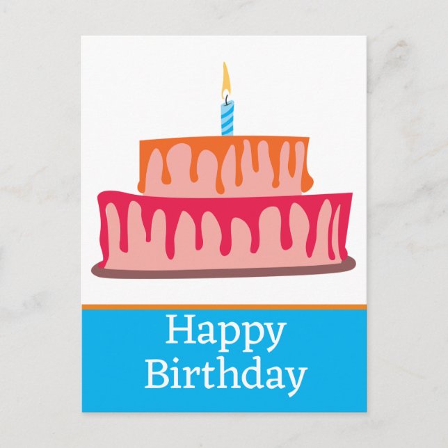 Födelsedags vykort (Framsida)