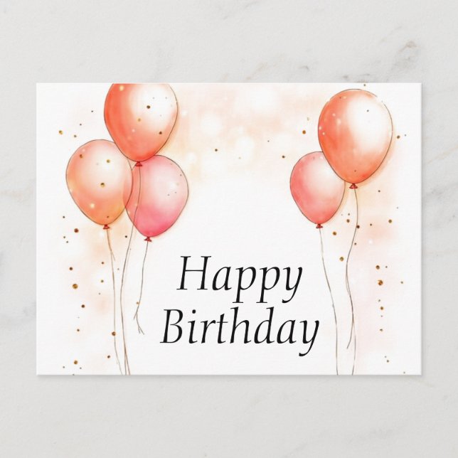 Födelsedags vykort (Framsida)