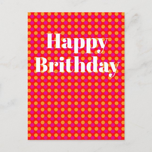 Födelsedags vykort (Framsida)