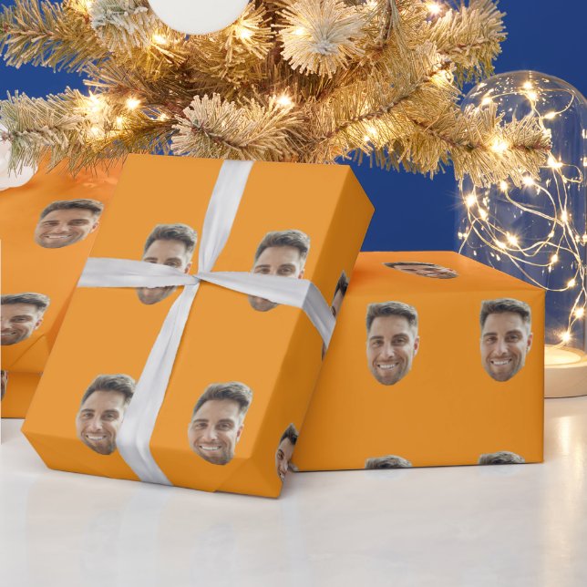 Födelsedagsansikte Inpackningspapper Presentpapper (Helgdagar)
