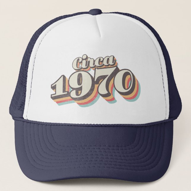 Födelsedagsår - Cirka 1970 Keps (Framsida)