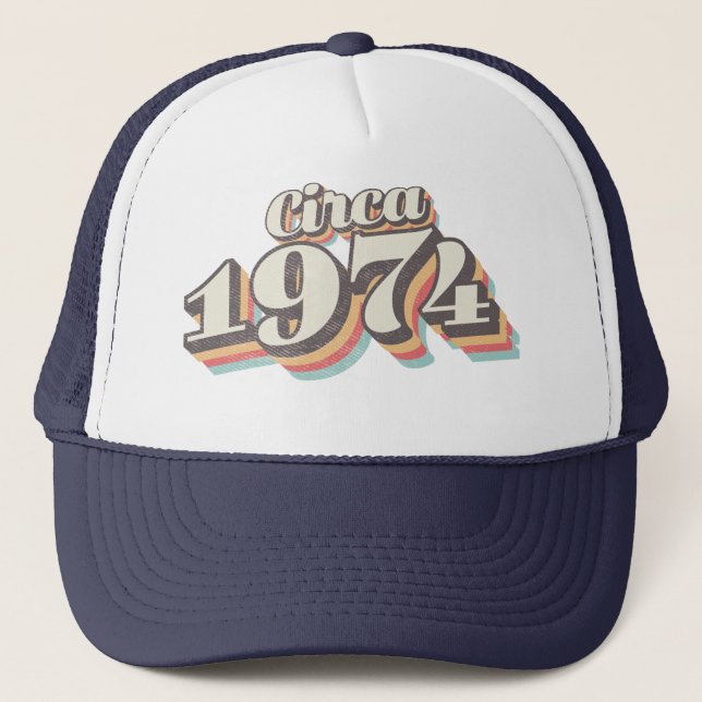 Födelsedagsår - Cirka 1974 Keps (Framsida)