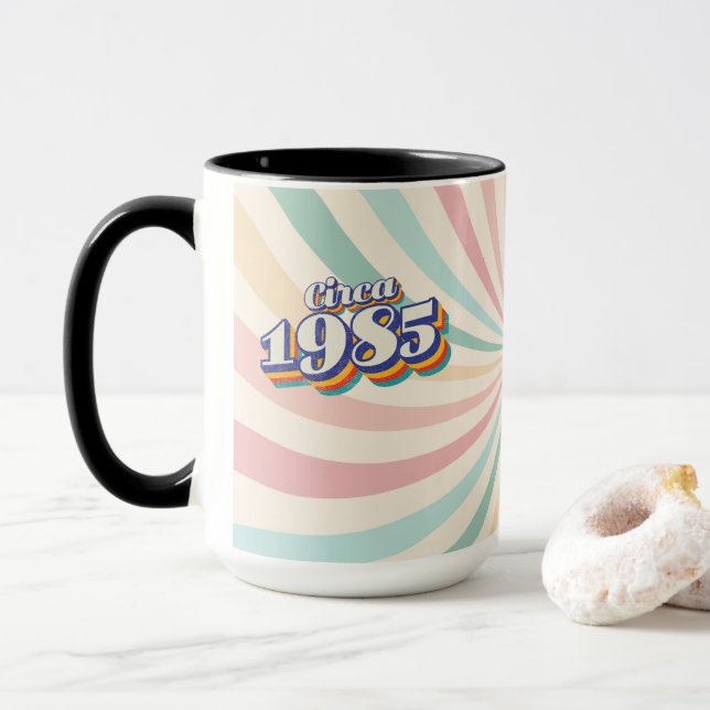 Födelsedagsår - Cirka 1985 Mugg (Med munk)