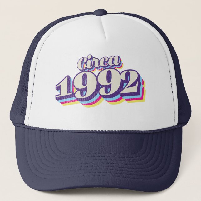 Födelsedagsår - Cirka 1992 Keps (Framsida)