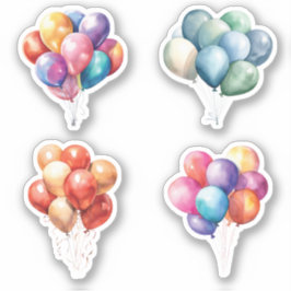 Födelsedagsballonger Klistermärken