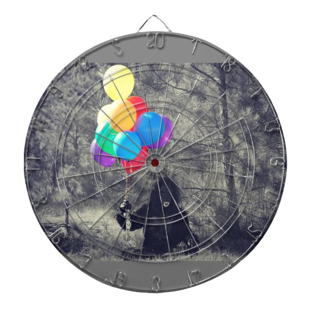 födelsedagsballonger piltavla (Framsidan)