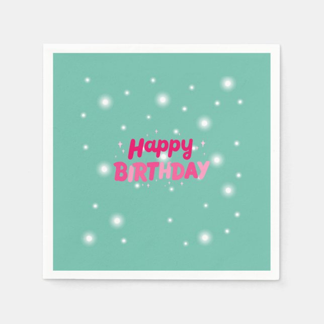 Födelsedagsbarn Pappersservett (Framsidan)