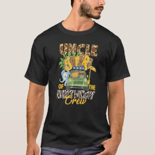 Födelsedagsbesättningens farbror Zoo Animal Party T Shirt