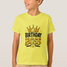 Födelsedagsboss Grafisk T-shirt för tonåringar Ro