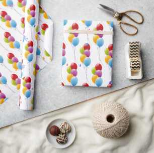 Födelsedagsbubbla Bouquet med Party-konfetti Presentpapper