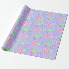 Födelsedagsbubblor på Pappra Polka dots Presentpapper