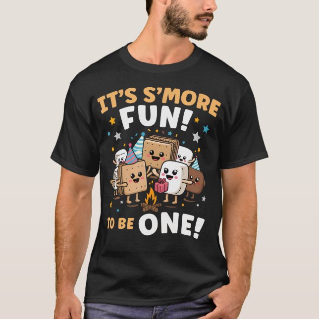 Födelsedagscampingen Marshmallow Det Är Rätt Mycke T Shirt (Framsida)