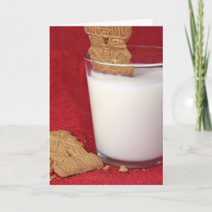Födelsedagscookie i kvarn i mjölk kort