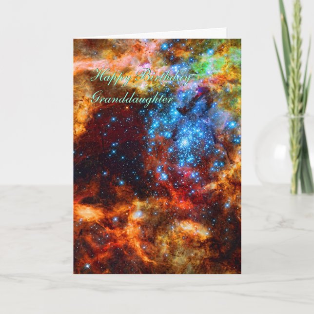 Födelsedagsdotterdotter - R136, Tarantula Nebula Kort (Framsida)