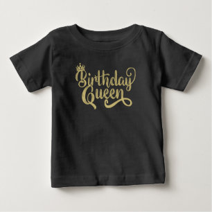 Födelsedagsdrottning Glad födelsedag Party Roligt T Shirt