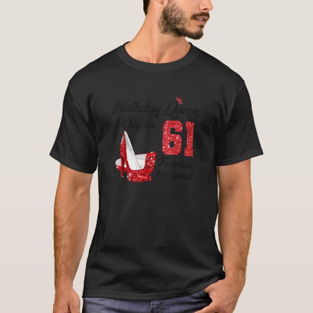 Födelsedagsdrottning Kapitel 61 Fabulous & Blating T Shirt (Framsida)