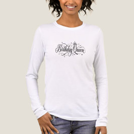Födelsedagsdrottning Matchande Anpassad Lagpresent T Shirt