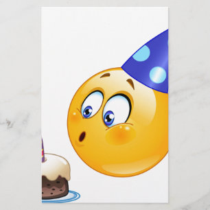 födelsedagsemoji brevpapper