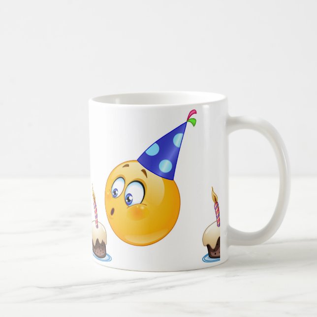 födelsedagsemoji kaffemugg (Höger)