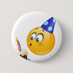 födelsedagsemoji knapp