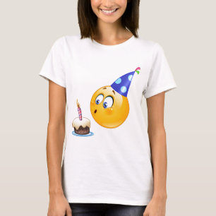 födelsedagsemoji t-shirt