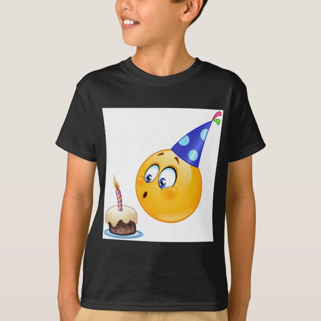 födelsedagsemoji tee (Framsida)