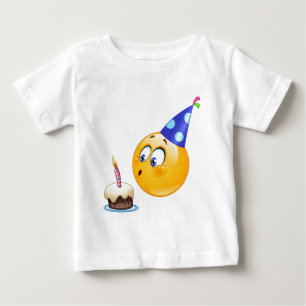 födelsedagsemoji tee shirt