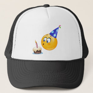 födelsedagsemoji truckerkeps