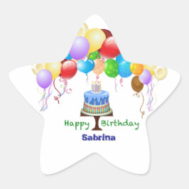 födelsedagsetikett & etikett