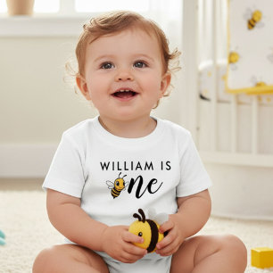 Födelsedagsfest 1:a bidagen Baby T-Shirt